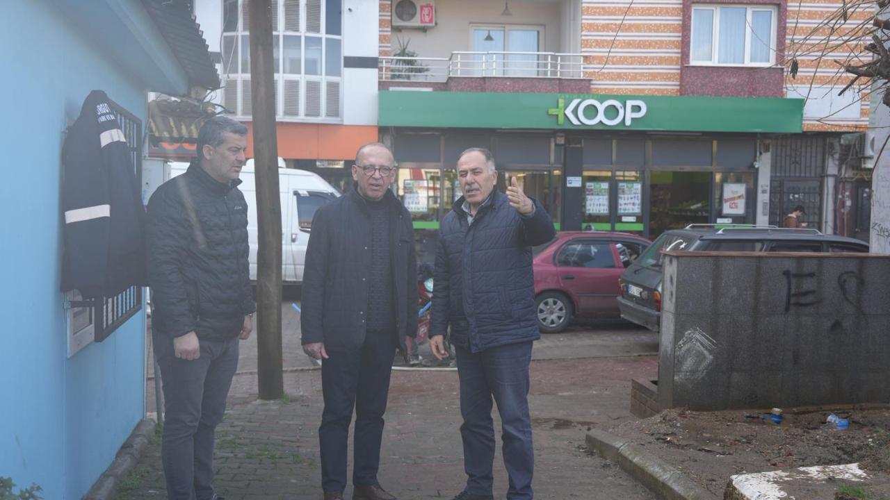 Başkan Çetin Akın sel sonrası sahada