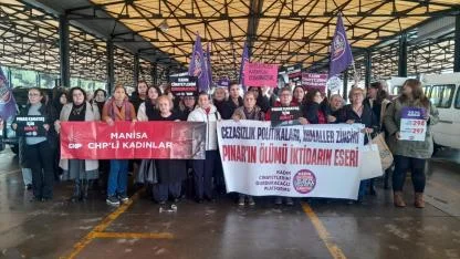 Manisa’da kadın cinayetlerine karşı yürüyüş