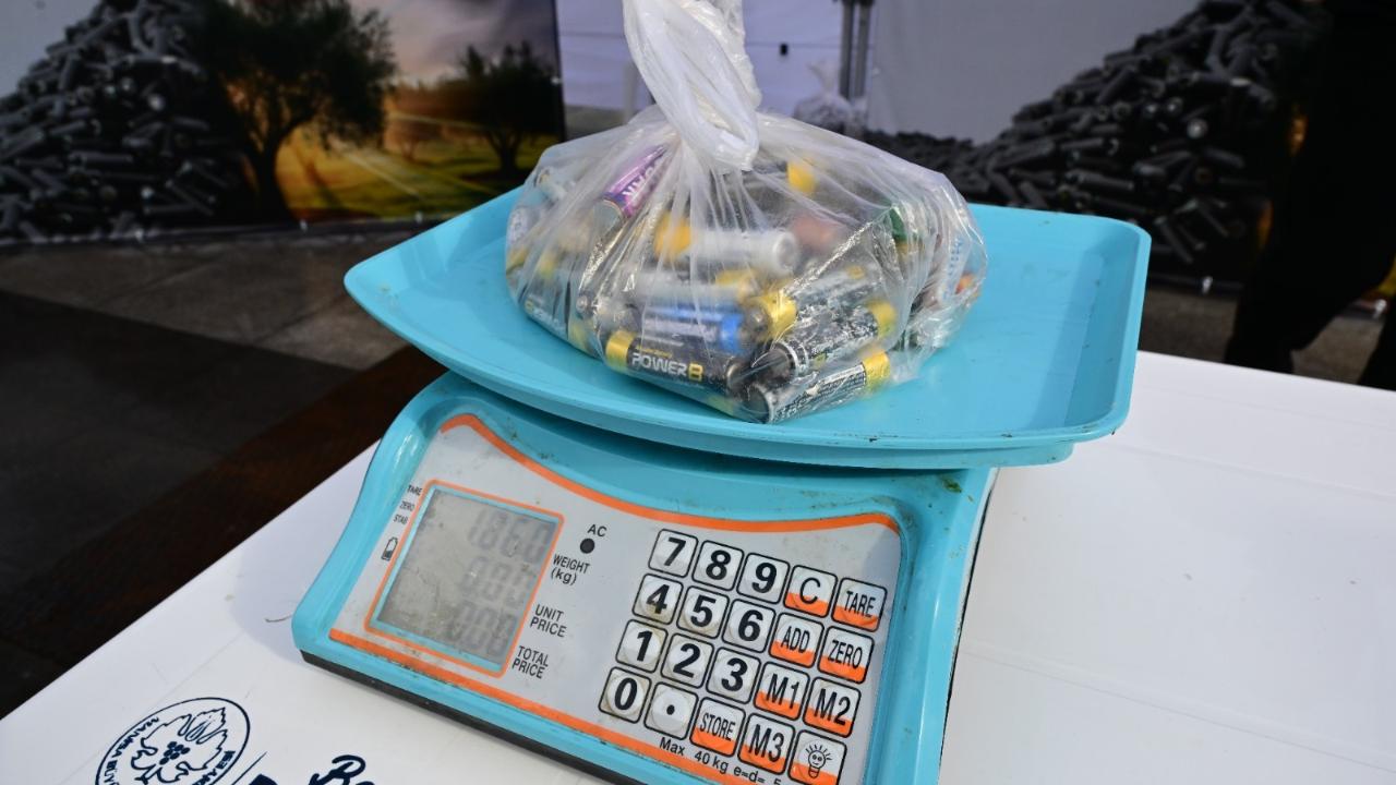 Atık pil getiren fidan kazanıyor