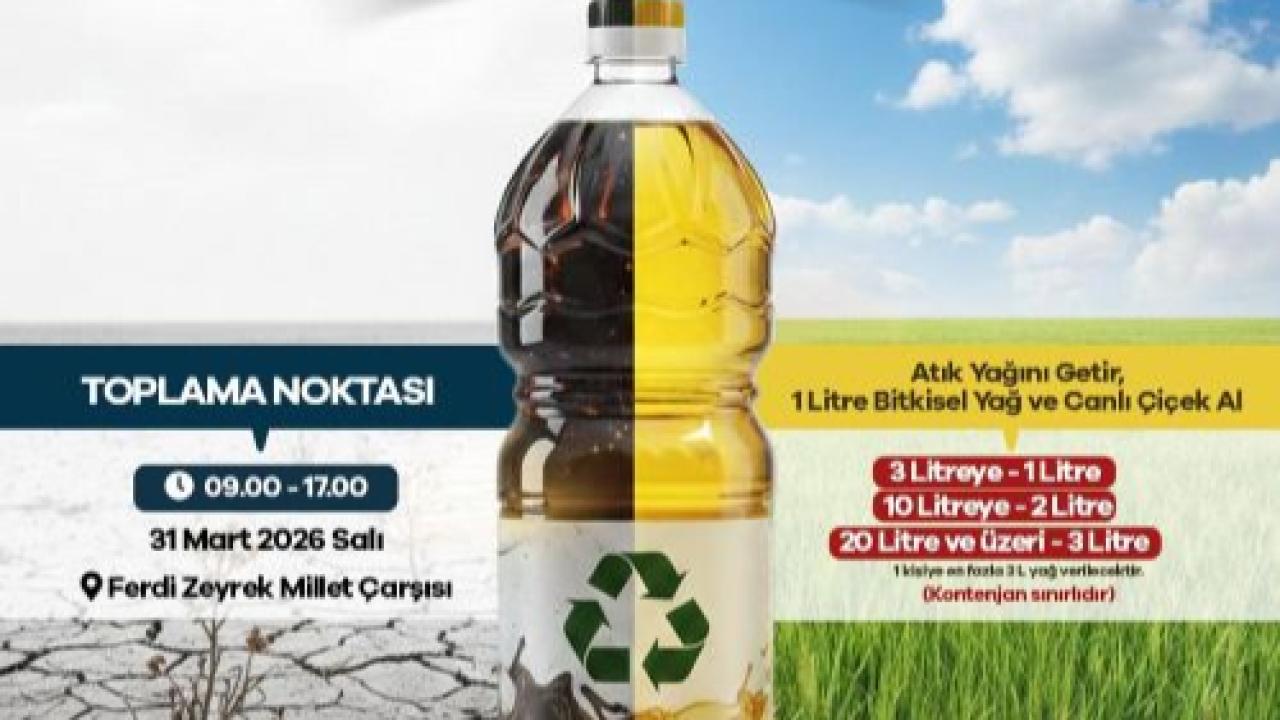 “Atık Yağını Getir, Suyunu Kurtar” Kampanyası Başlıyor