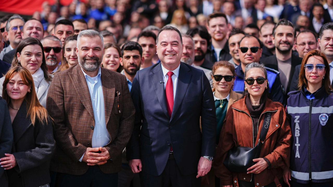 Besim Dutlulu Büyükşehir ve MASKİ Personeliyle Bayramlaştı