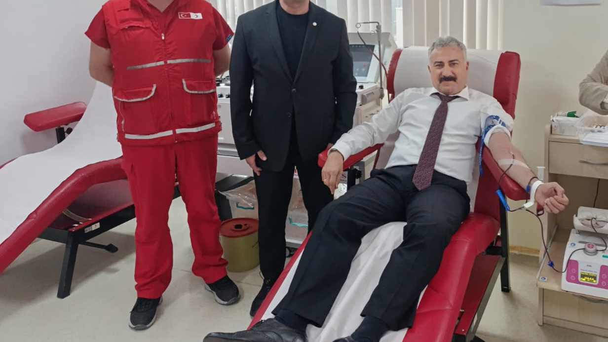 Emniyet Müdürü Fahri Aktaş’tan Örnek Kan Bağışı Seferberliği
