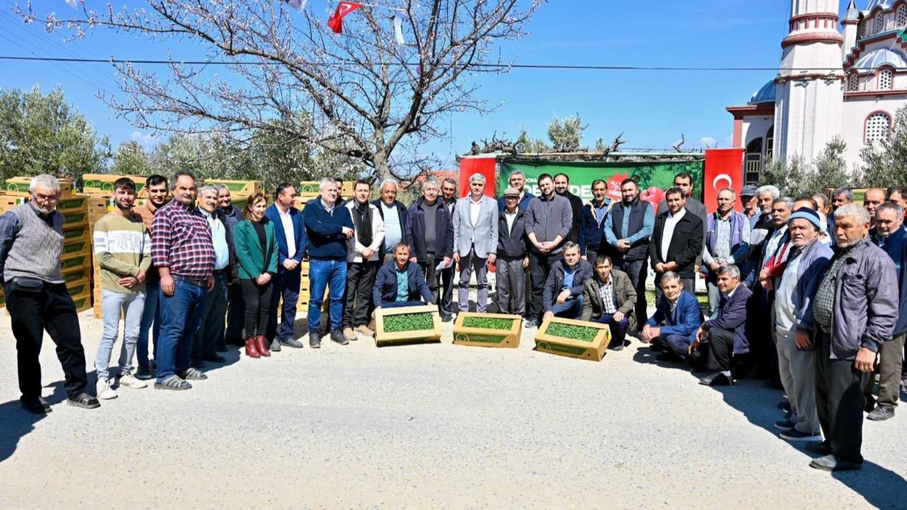 Gördesli Üreticiye Büyük Destek: 73 Bin Fide Toprakla Buluşuyor