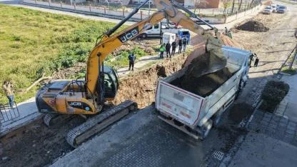 Güzelyurt’ta kanalizasyon hattı yenileniyor