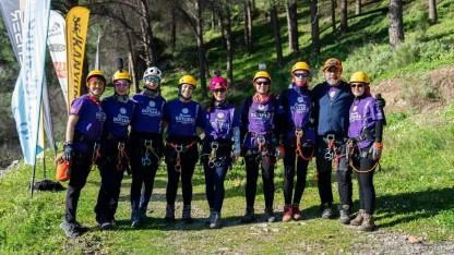 Kadın Sporcular 8 Mart’ta Gelin Uçtu Kanyonu’nu Geçti