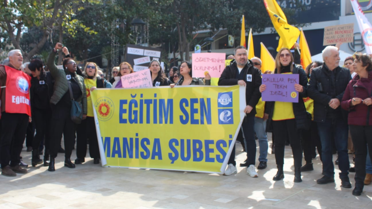 Manisa’da Eğitimciler Şiddete Karşı Tek Ses: Artık Yeter!
