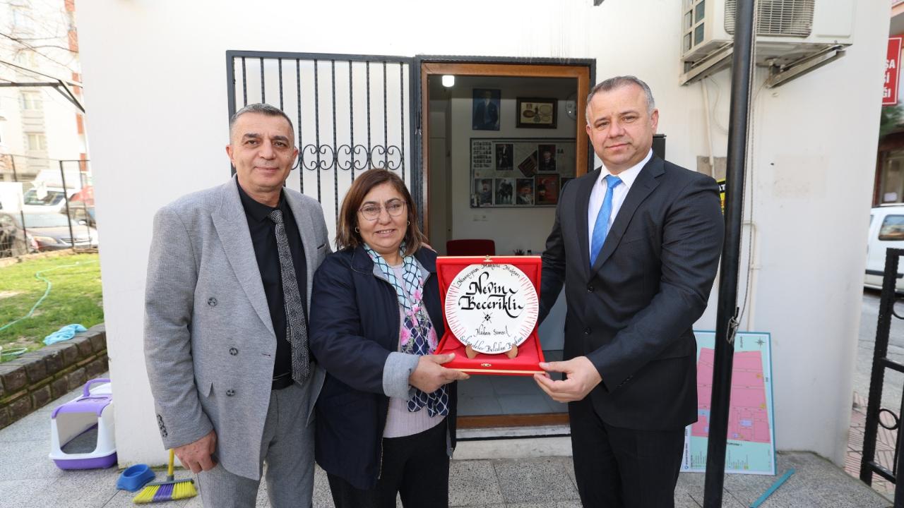 Şehzadeler’de Kadın Muhtarlara 8 Mart Ziyareti