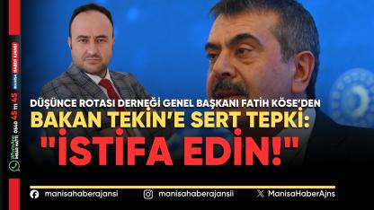 Bakan Tekin'e Başkan Köse'dan İstifa Çağrısı