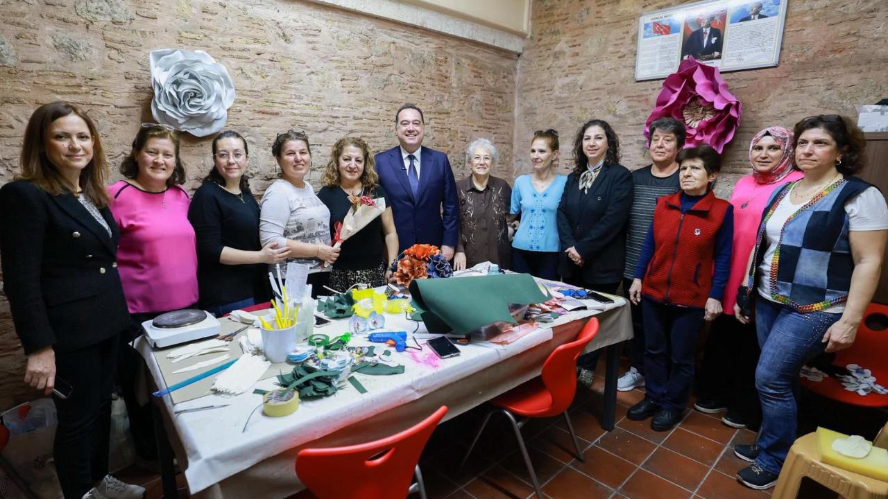 Başkan Besim Dutlulu MASMEK Atölyelerini Ziyaret Etti