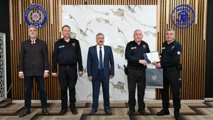 Manisa Emniyetinde Başarı Ödüllendirildi