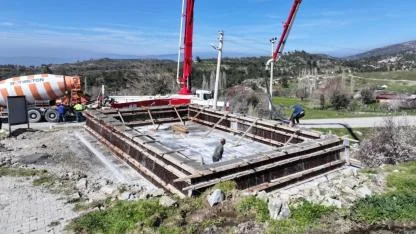 Manisa’da Üreticiye Modern Sulama Havuzu Desteği