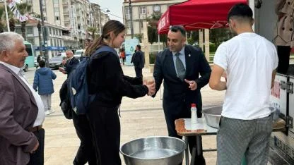 Şehzadeler’de polis teşkilatı için lokma hayrı
