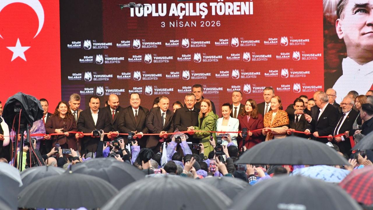 Yunusemre’de 20 Projenin Toplu Açılışı Yapıldı