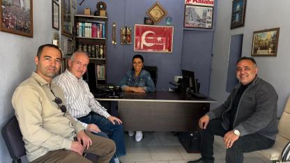 Gazeteciler Cemiyeti’nden Haber Kasaba’ya Ziyaret